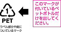 プラスチック材質表示識別マーク