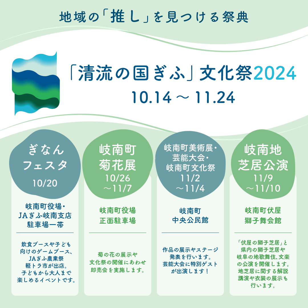 岐南町が取り組む事業